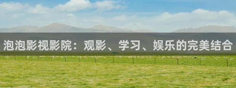 神马电影午夜欧美：泡泡影视影院：观影、学习、娱乐的完美结合